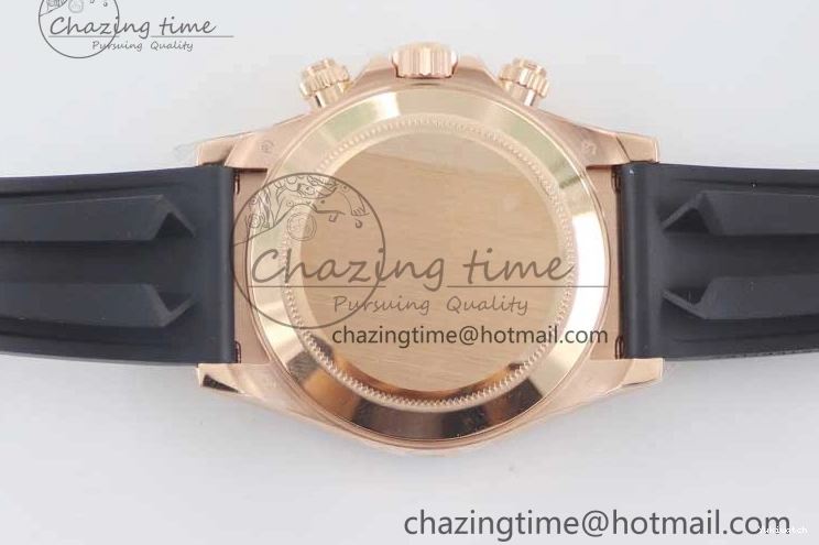 Steel 116515 Best RG Oysterflex A7750 904L Dial Edition Daytona Strap 1:1 on TWF Brown Roman 0419